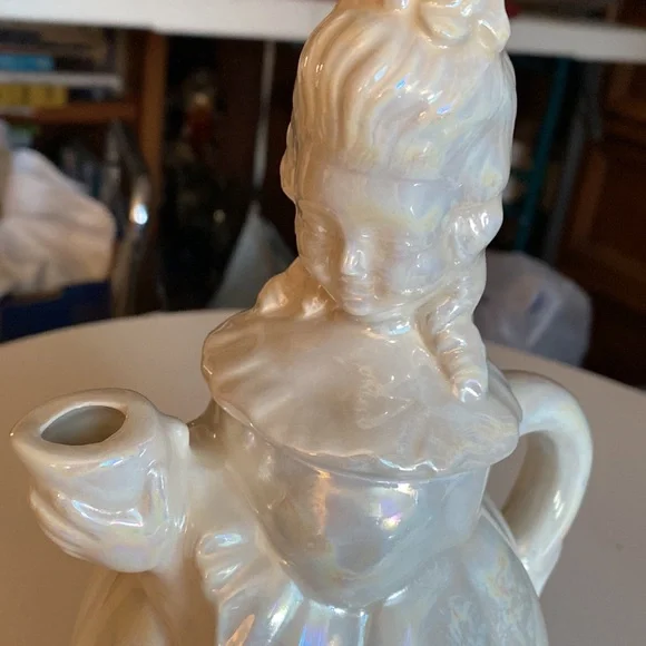 Vintage, Victorian teapot, Stephen F Austin, lusterware pottery teapot, 9 inches - Picture 2 of 8